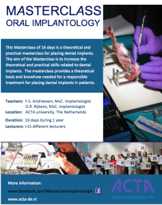 Masterclass implantologie